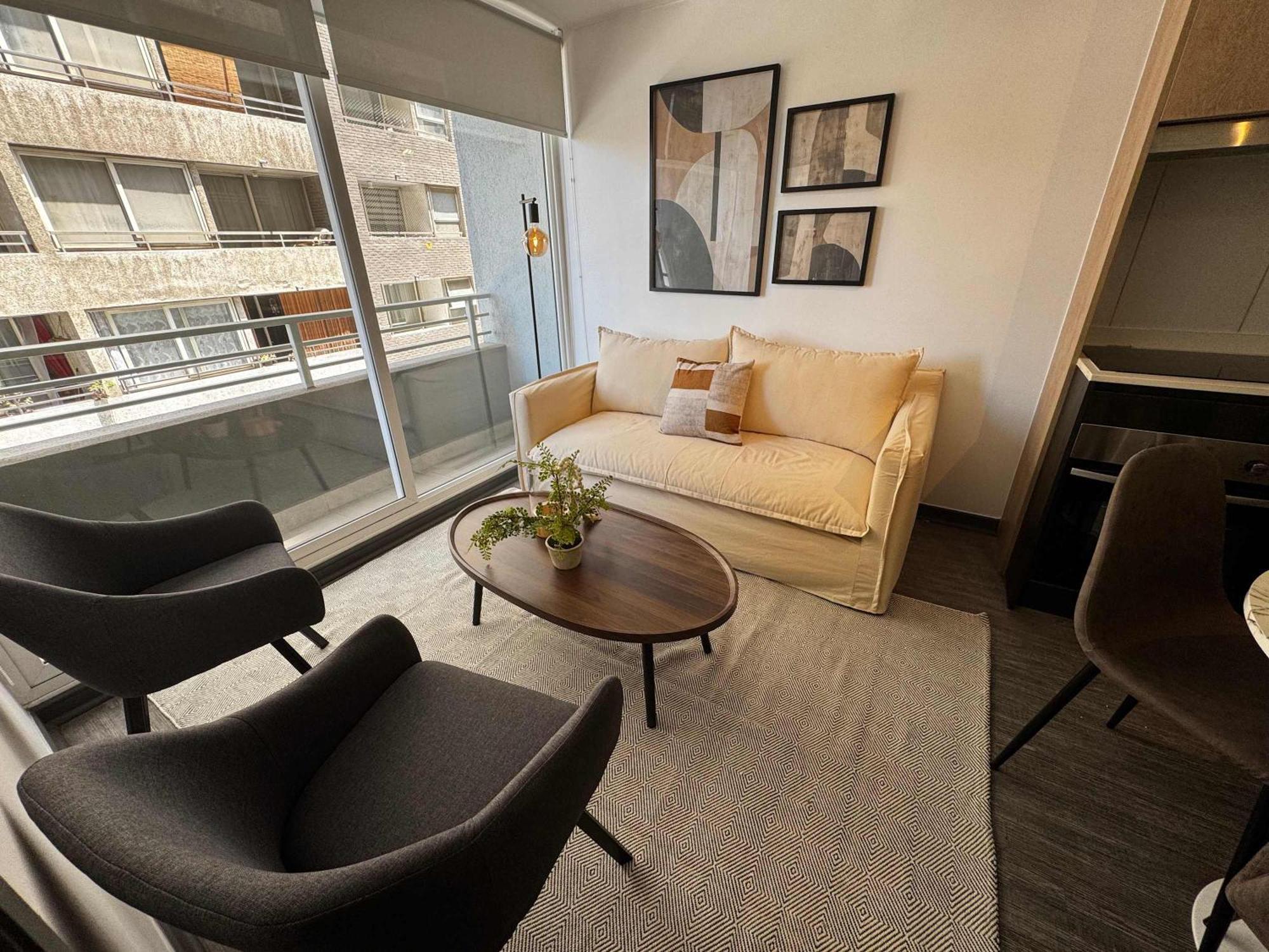 Hom I Depto 1d1b Calle Argomedo En 803 Apartamento Santiago